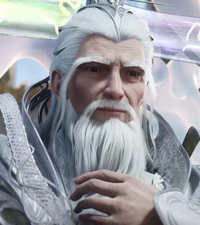 Ảnh Thiên Vận Tử cau mày