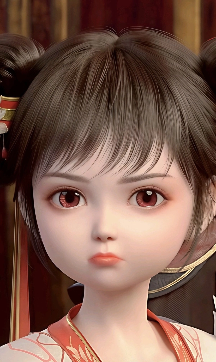 Ảnh Tiêu Tiêu bĩu môi