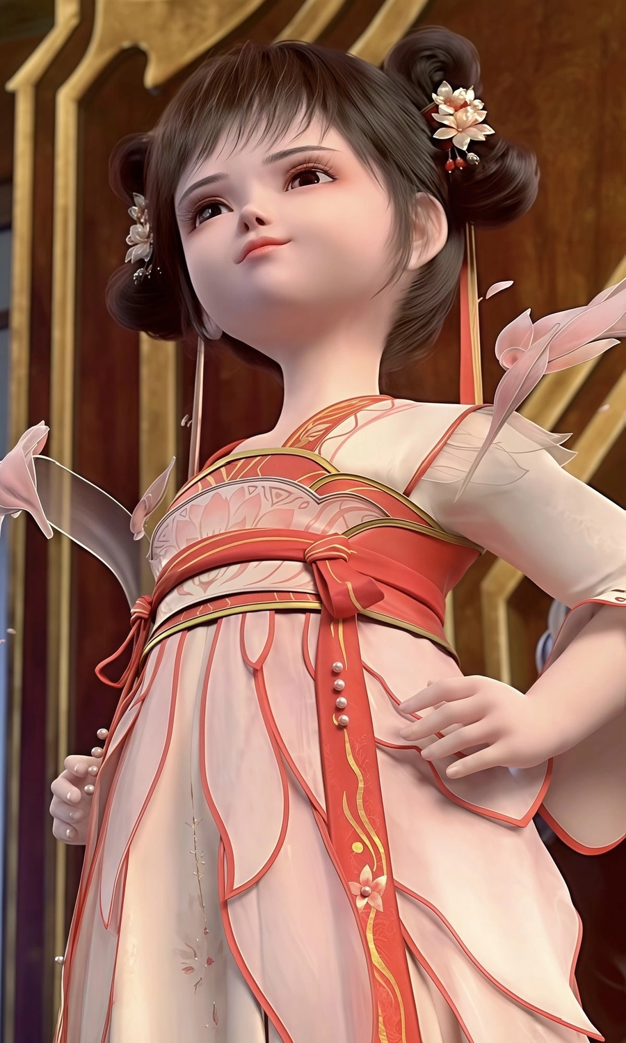 Ảnh Tiêu Tiêu chống hông