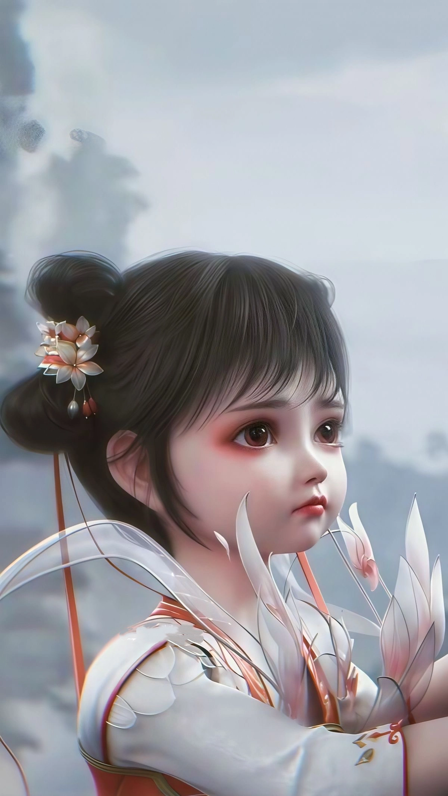 Ảnh Tiêu Tiêu làm nũng