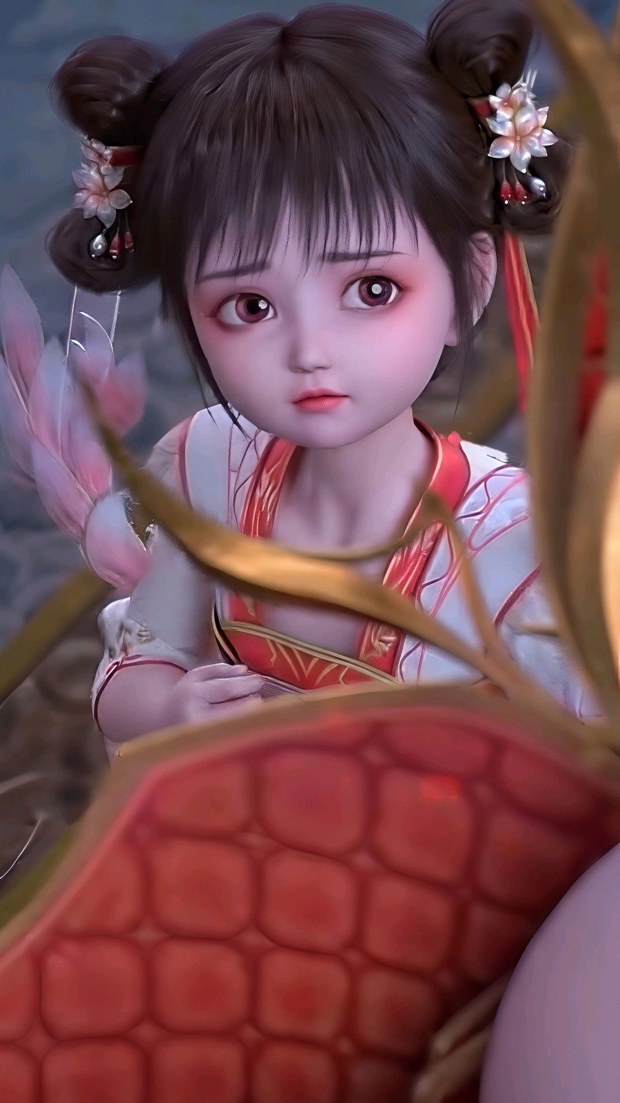 Ảnh Tiêu Tiêu lo lắng