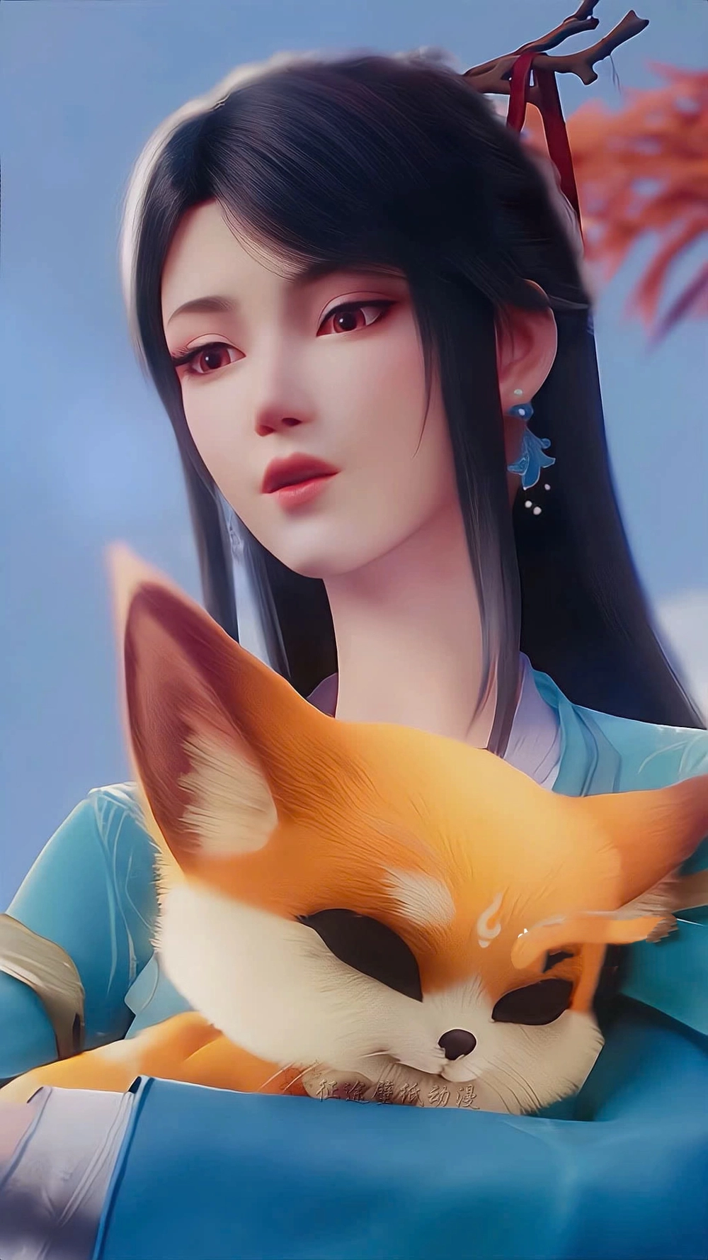 Ảnh Yêu Yêu ôm Thôn Thôn