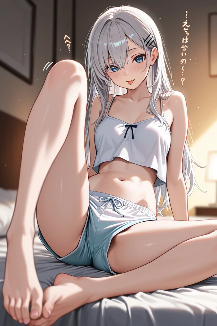 Anime girl quyến rũ khoe lồn nóng bỏng mông đẹp quyến rũ