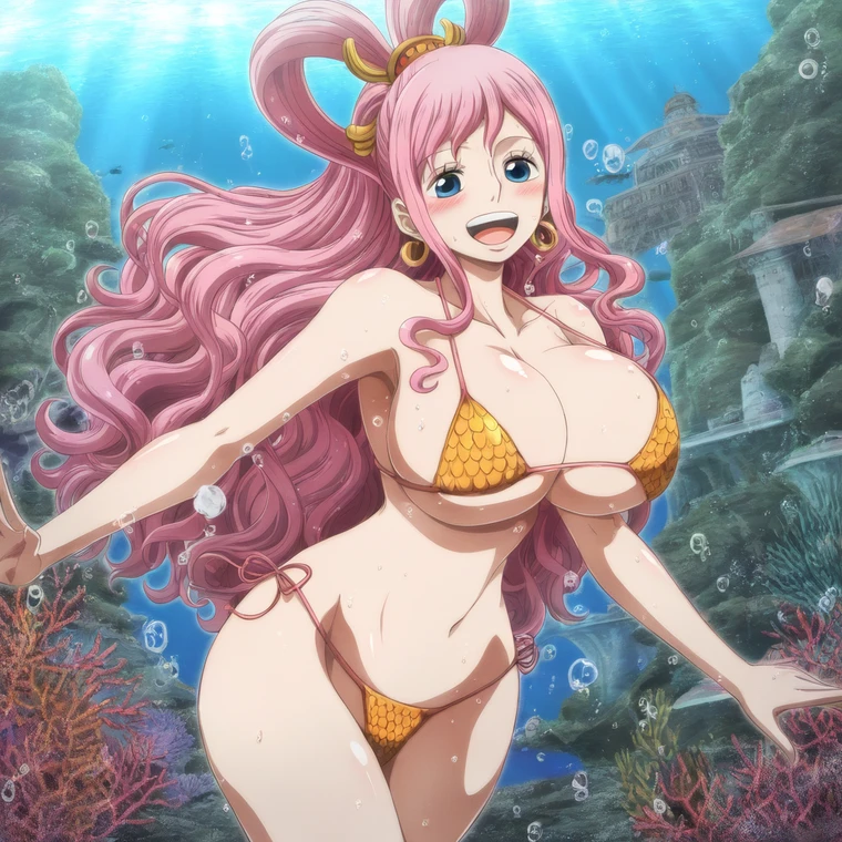 Cô nàng Shirahoshi hentai quyến rũ