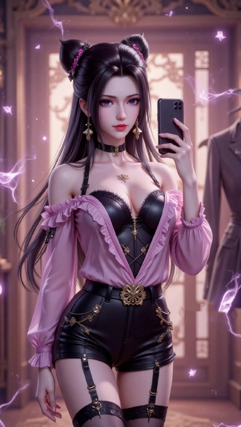 Hình ảnh Chu Trúc Thanh selfie