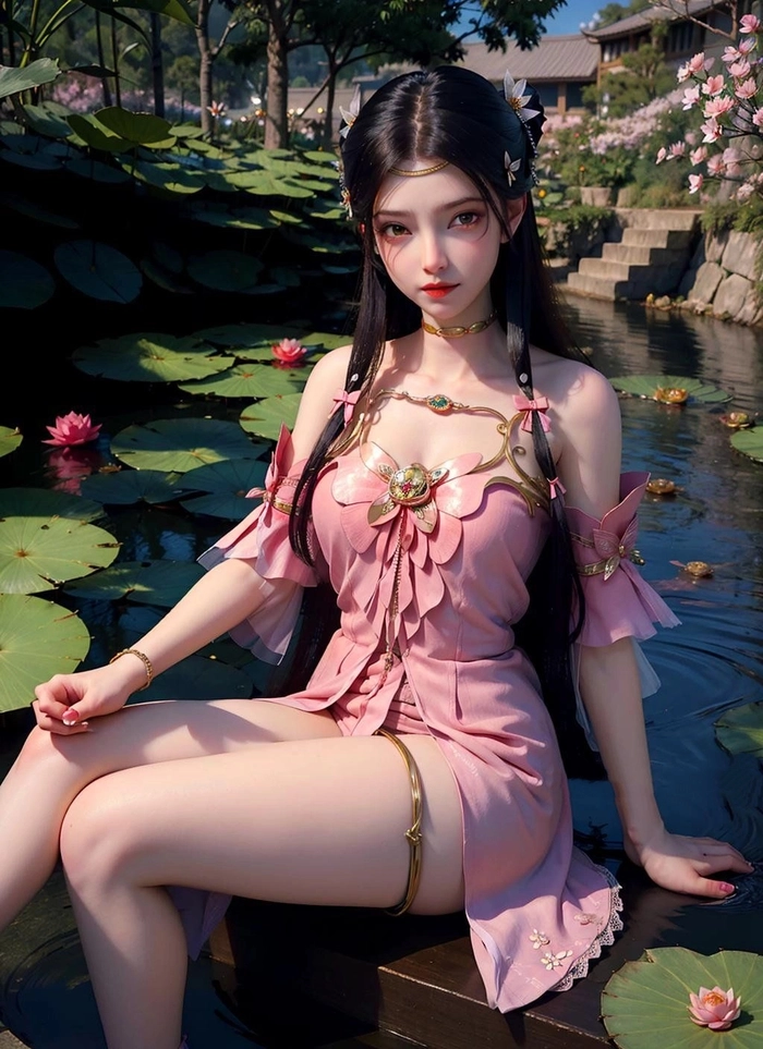 Hình ảnh Điền Linh Nhi gợi cảm