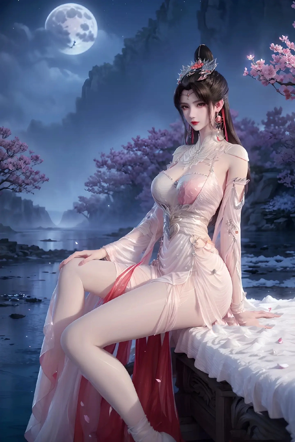 Hình ảnh Liễu Mi ngồi