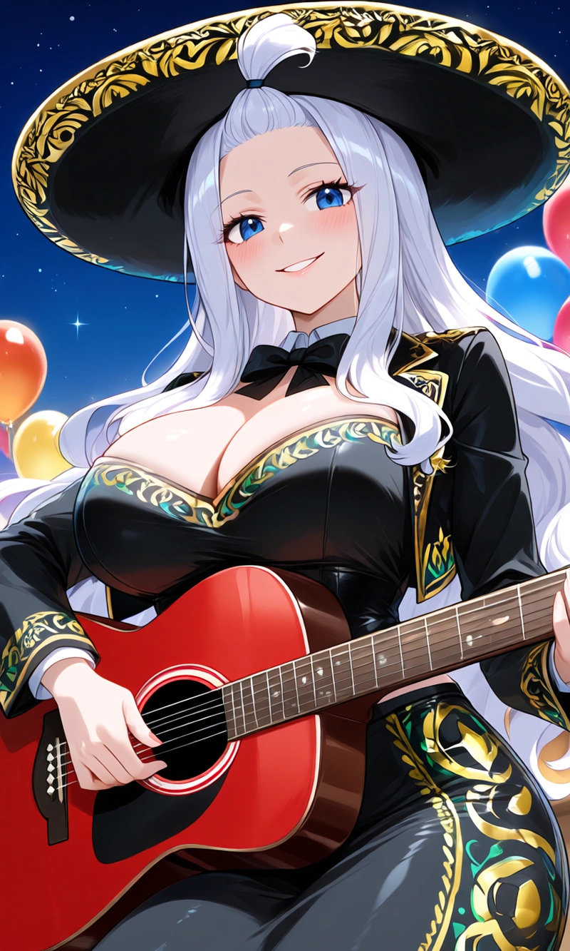 Hình ảnh Mirajane Strauss tóc trắng dài