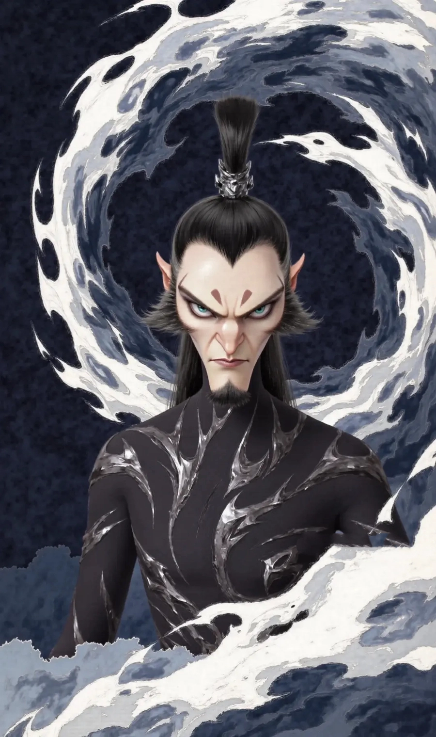 Hình ảnh Thân Công Báo lạnh lùng