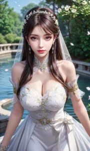 Hình ảnh Trữ Vinh Vinh cô dâu