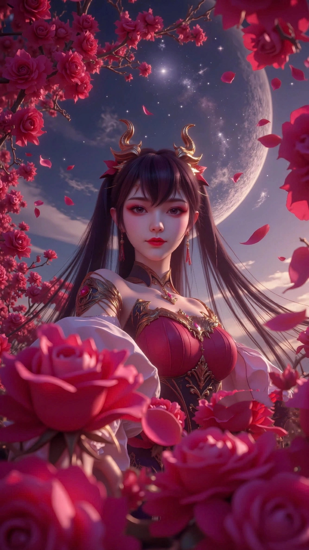 Hình ảnh Tử Nghiên vườn hoa