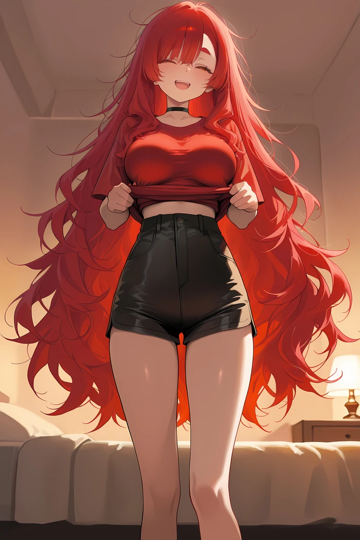 Hình ảnh hentai cuốn hút khoe lồn gợi cảm vòng ba tròn