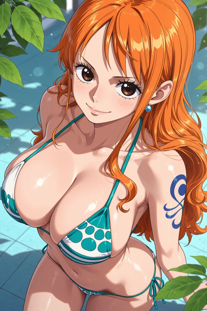 Nami R34 anime ngực quyến rũ đầy hút hồn