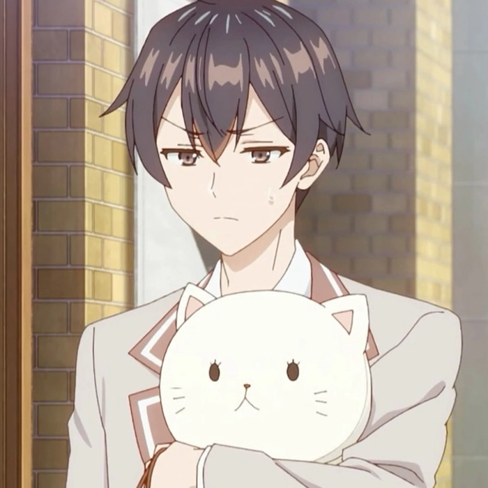 ảnh masachika ôm mèo