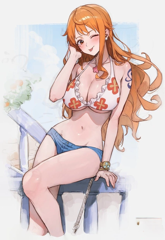 ảnh nami bikini fan vẽ