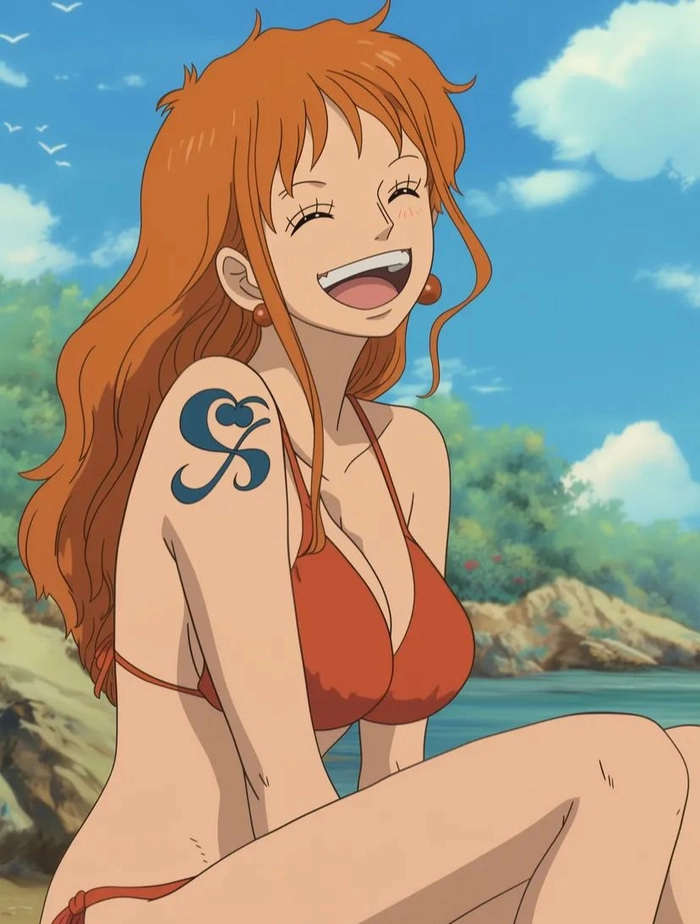 ảnh nami mặc bikini đẹp