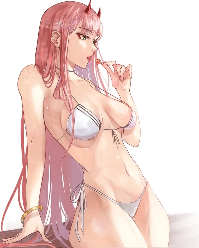 hentai Zero Two quyến rũ gợi cảm