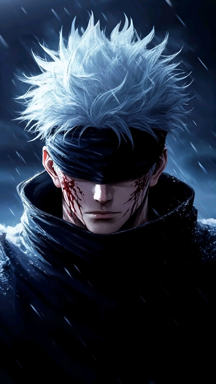 hình ảnh anime gojo bị thương