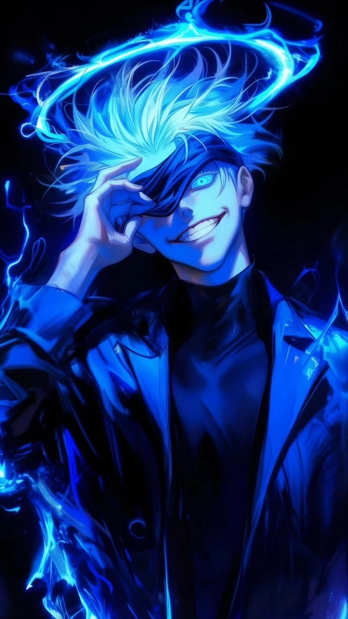 hình ảnh anime gojo ngầu