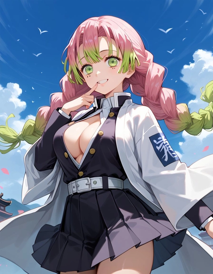 hình ảnh mitsuri kanroji kimetsu no yaiba