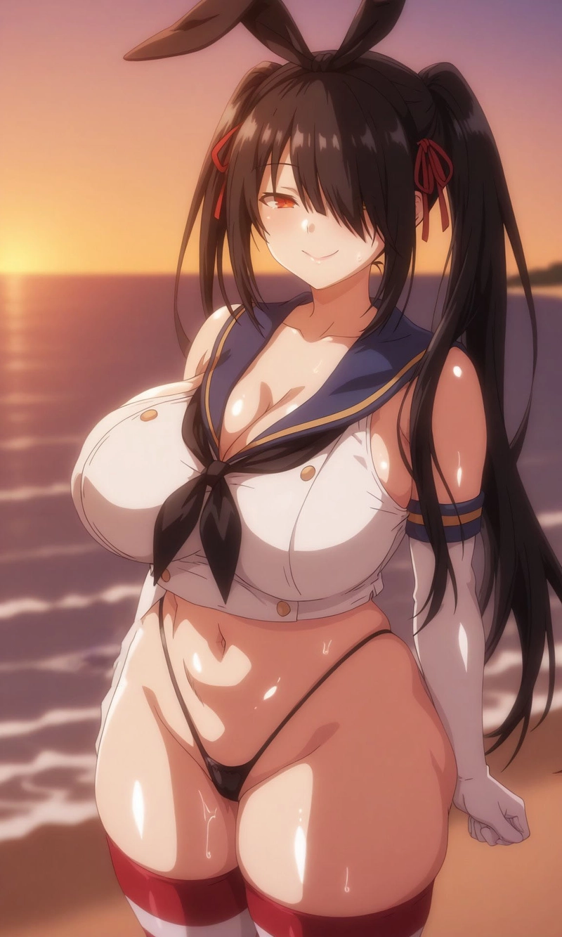 kurumi hentai táo bạo