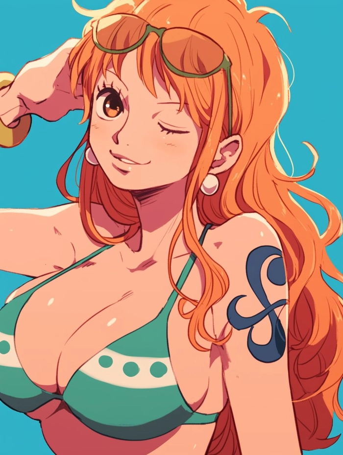 nami bikini dễ thương