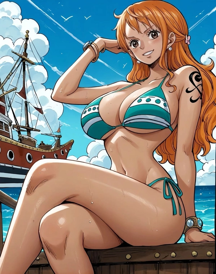 one piece bikini nami