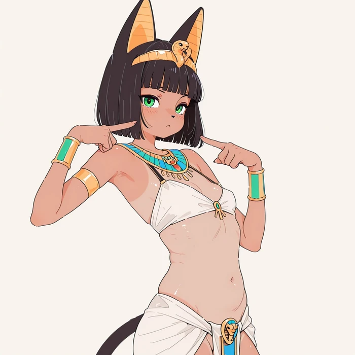 Hình Ankha anime R34 ngực tròn khủng quyến rũ