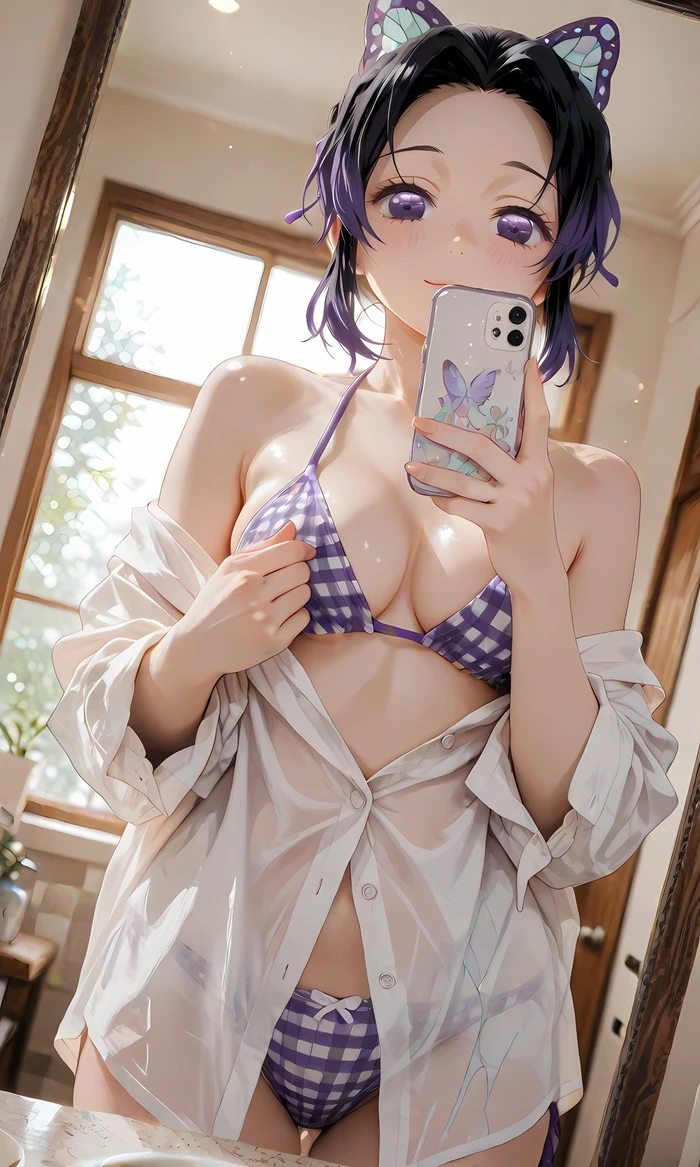 Hình Shinobu hentai nóng bỏng body gợi cảm