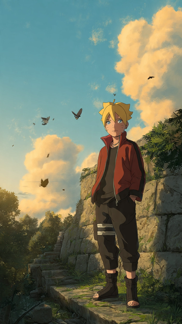 ảnh anime boruto hồi nhỏ