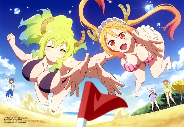 Ảnh hentai Tohru bikini sexy khoe body gợi tình