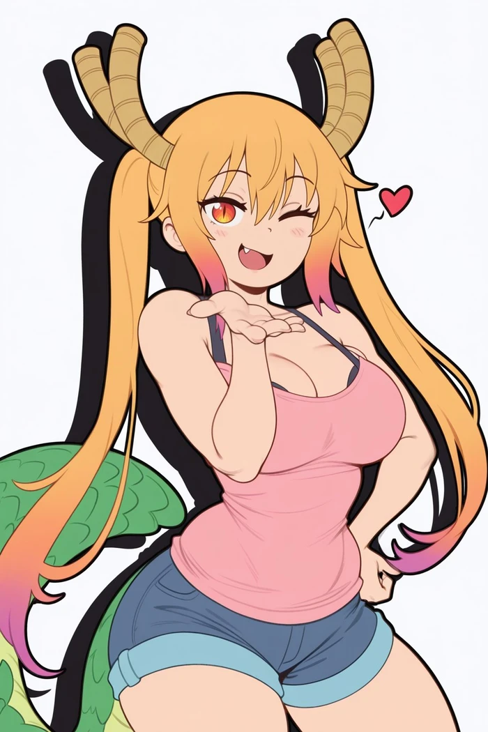 Ảnh hentai Tohru gợi dục với dáng vẻ sexy