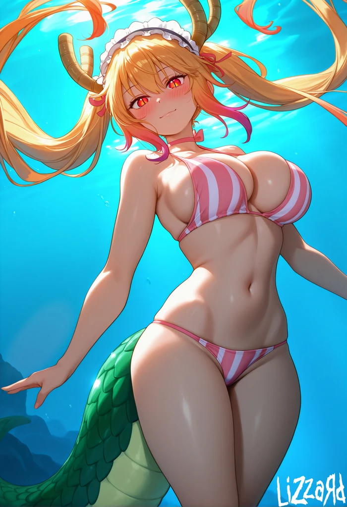 Ảnh hentai Tohru quyến rũ với vòng một tròn đầy