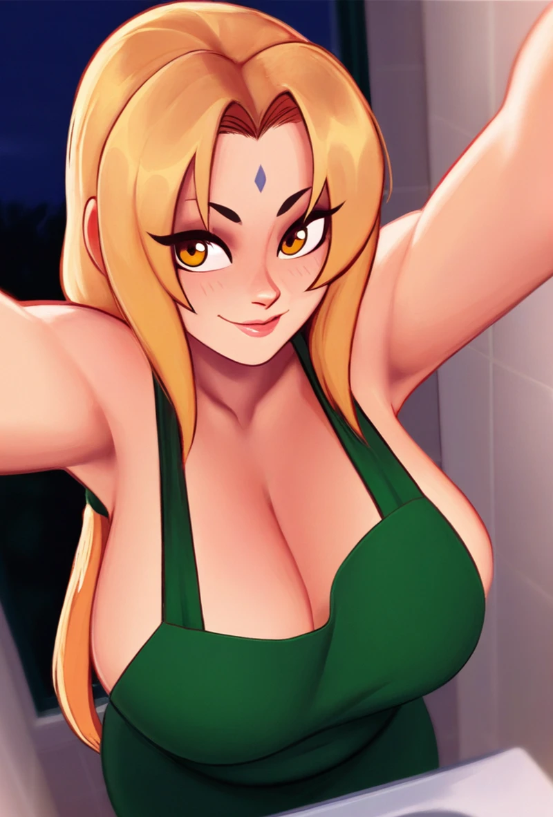 Cô Tsunade hentai naruto quyến rũ ngực khủng