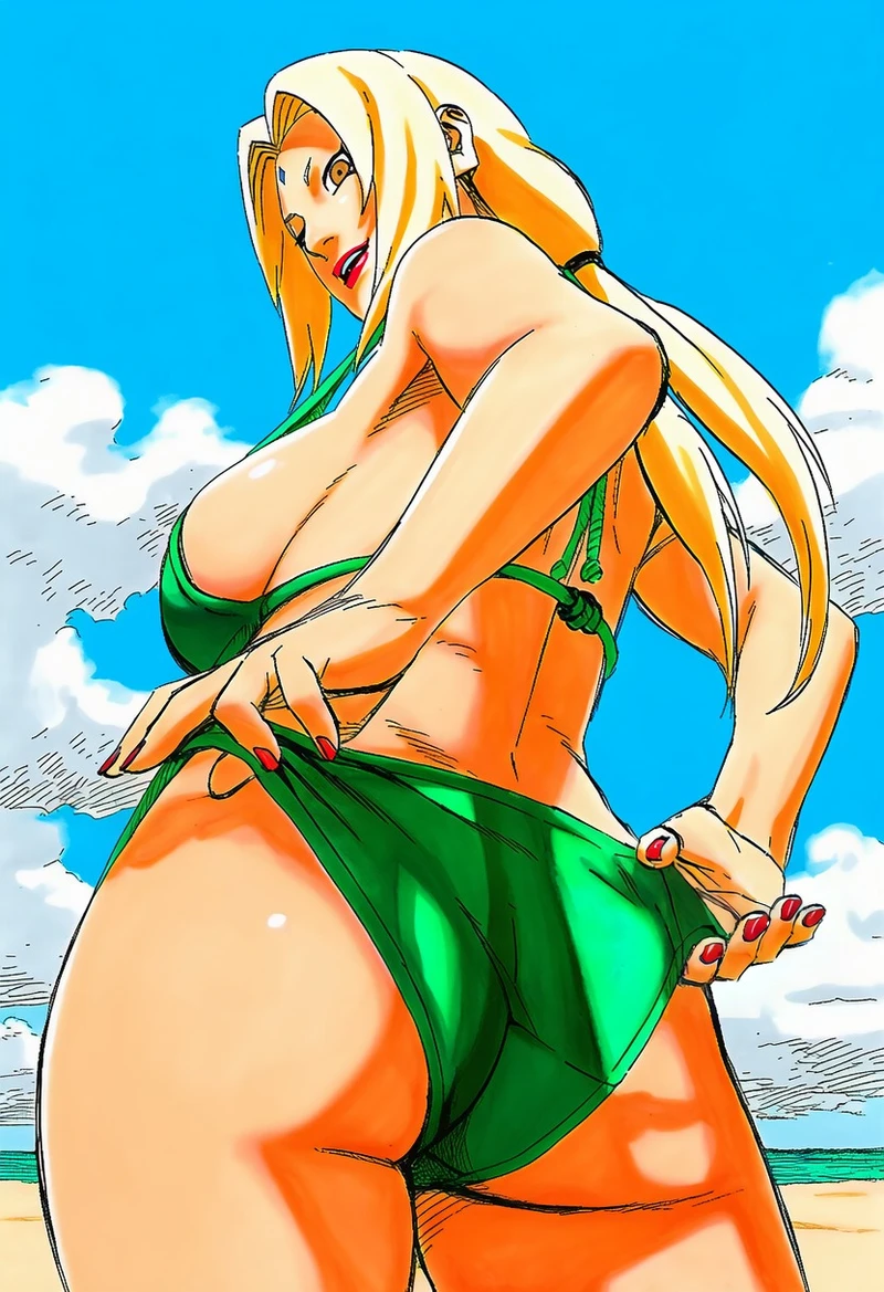 Tsunade hentai nóng bỏng quyến rũ đầy mê hoặc