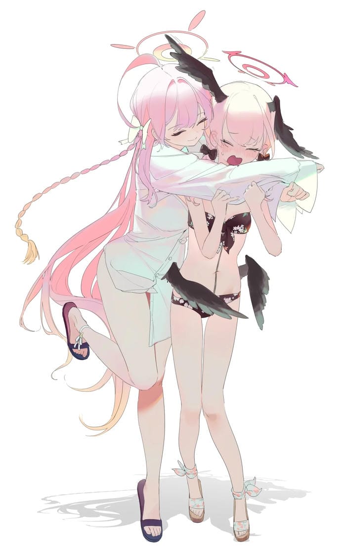 ảnh anime bách hợp cute