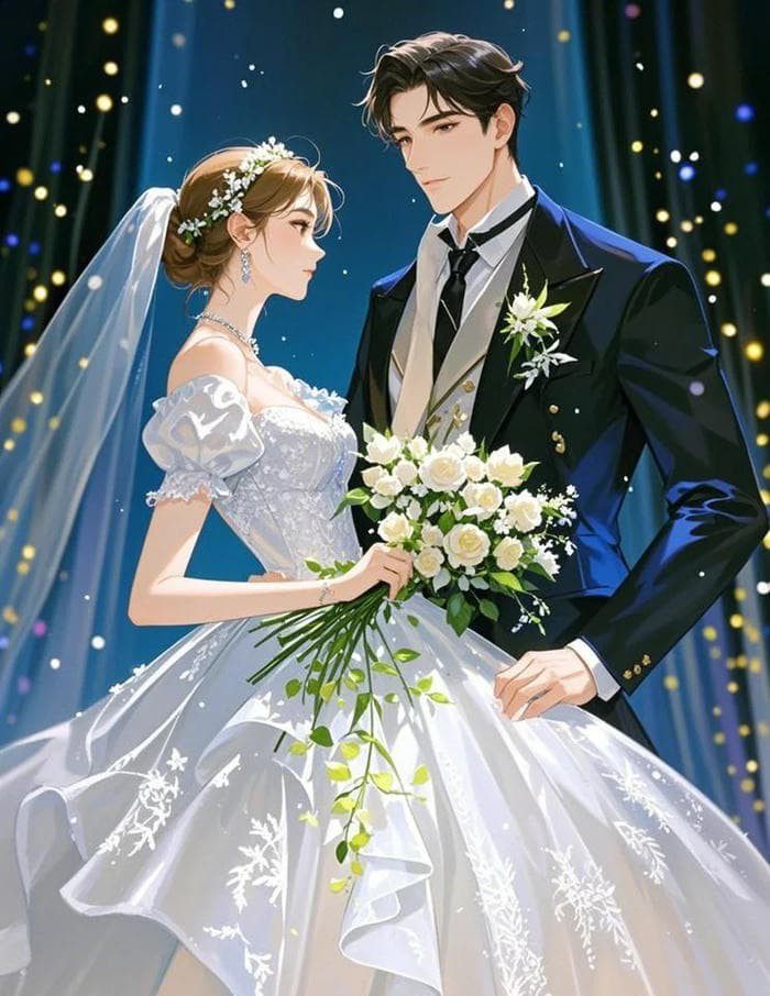 ảnh anime cô dâu xinh xắn