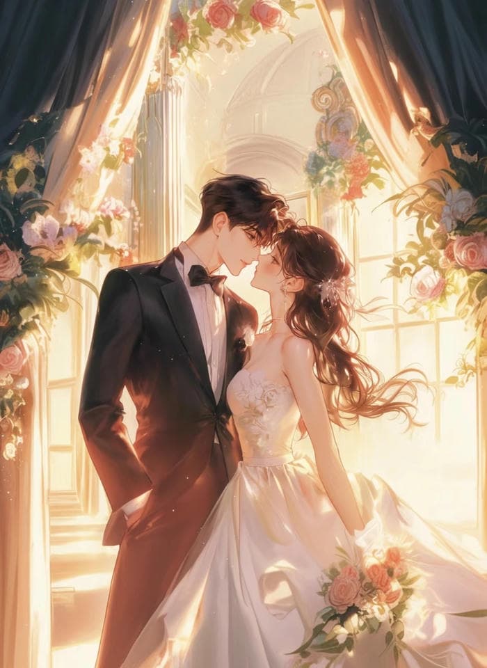 ảnh anime cưới cute