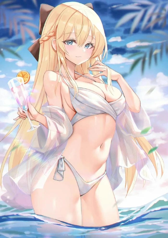 ảnh anime mặc bikini mùa hè
