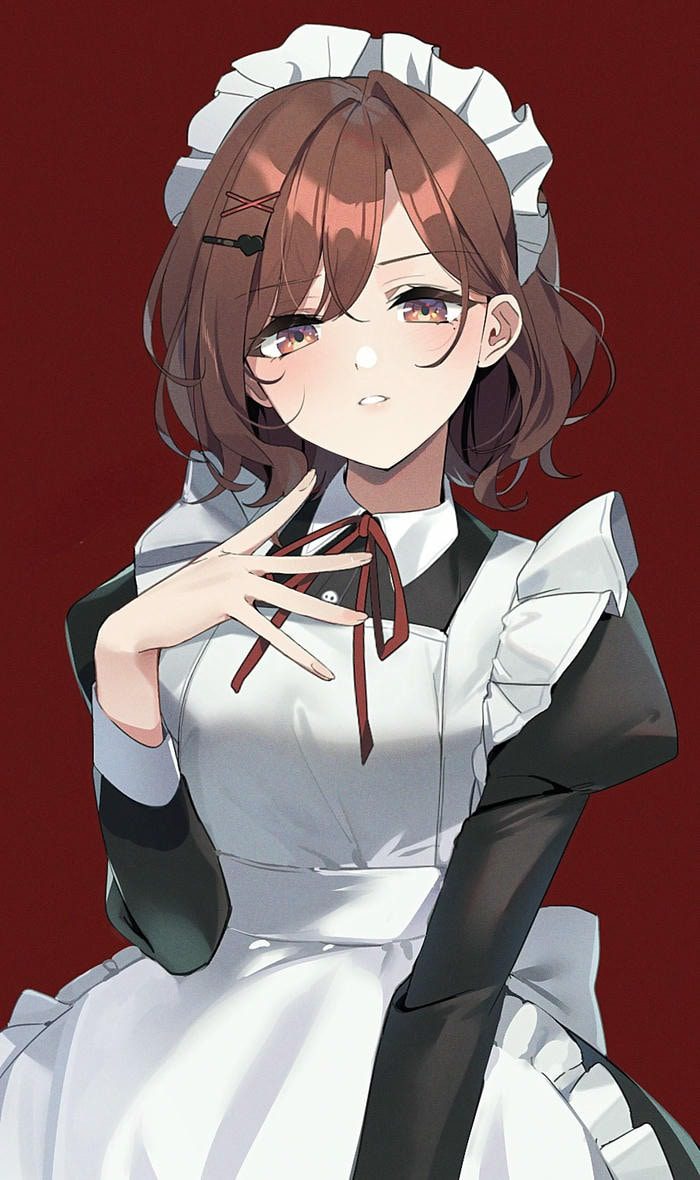 ảnh anime maid vui vẻ