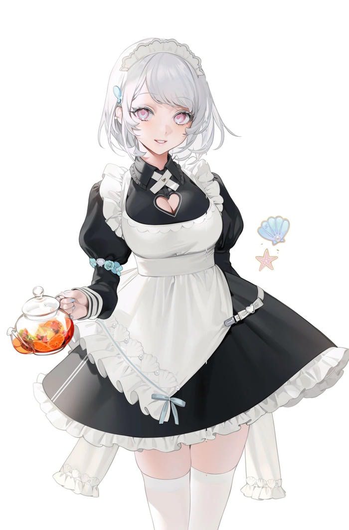 ảnh anime maid xinh đẹp