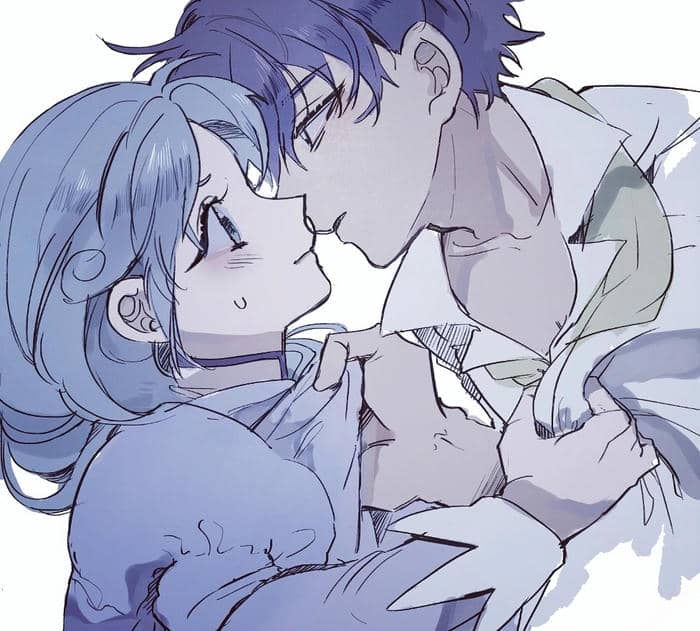 ảnh anime tình yêu hôn nhau