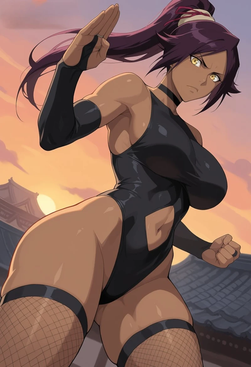 ảnh yoruichi hentai gợi tình nóng bỏng nghệ thuật cao