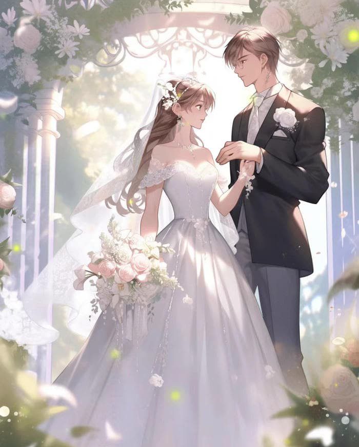 anime cặp đôi cưới nhau