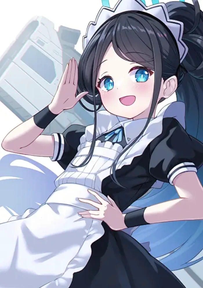 anime hầu gái thân thiện