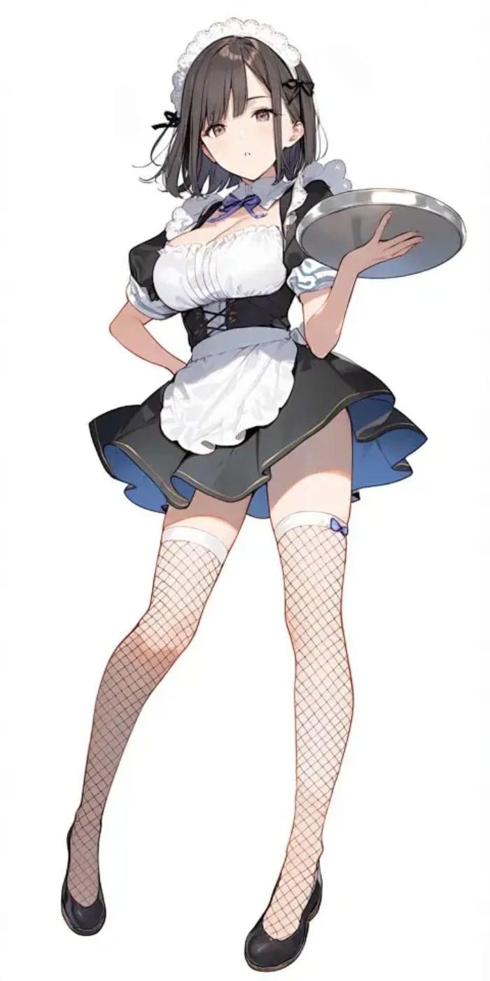 anime maid trong sáng