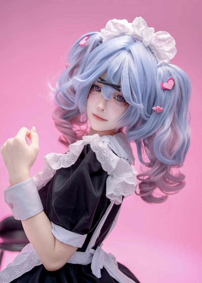 cosplay maid outfit xinh
