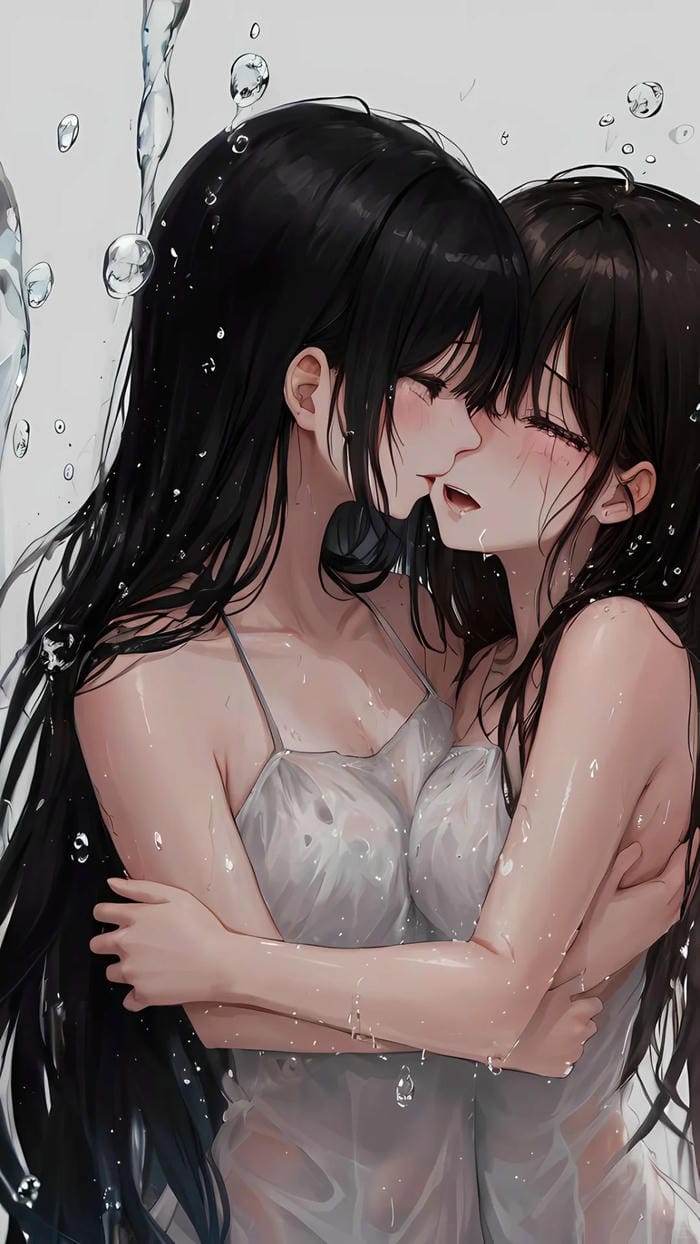 hình anime bách hợp dễ thương