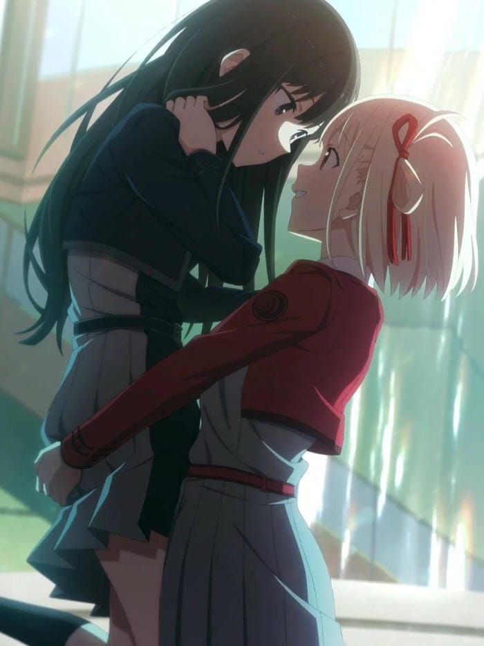 hình anime bách hợp ngọt ngào đáng yêu