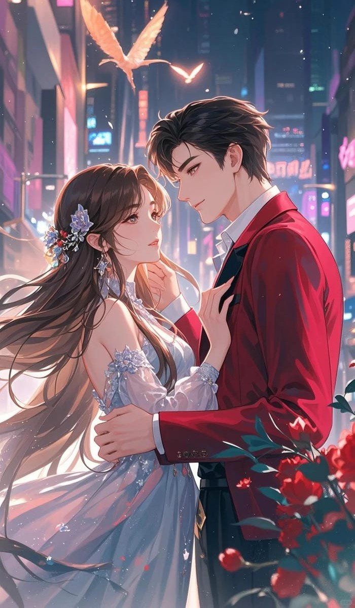 hình anime couple cute